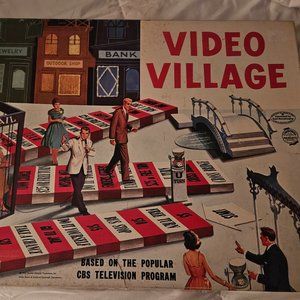 Vintage Video Village 1960 Boardgame. Complete.